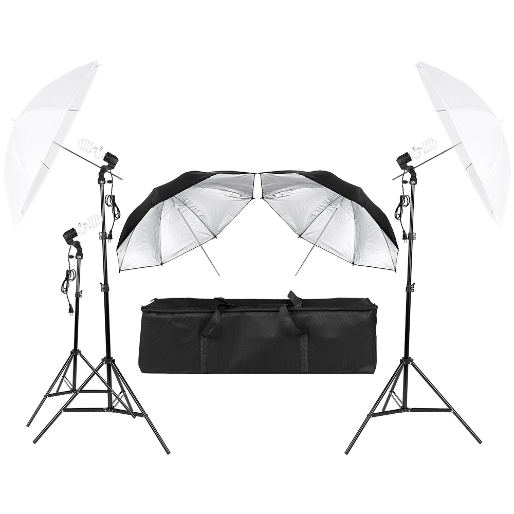 Photography Umbrella Lighting Kit - Kit di illuminazione continua per ombrellone