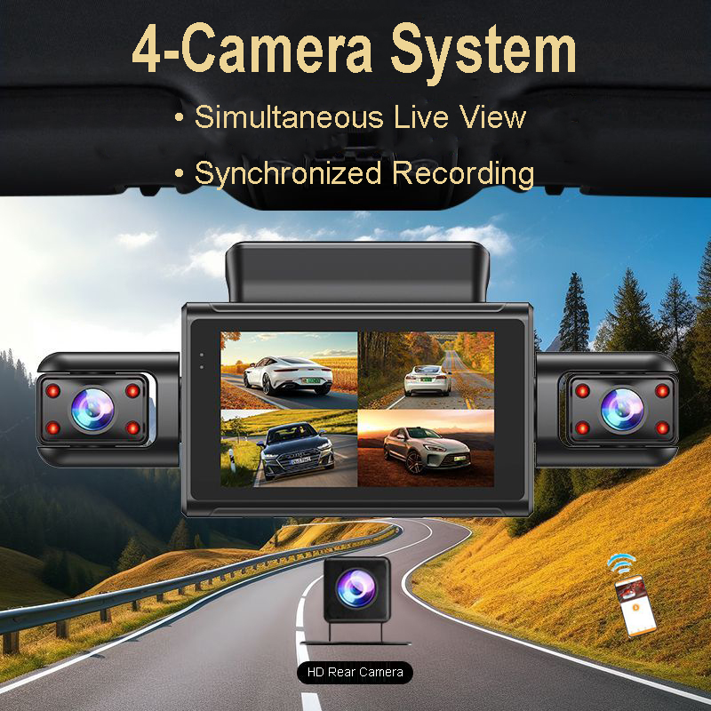 Timelapse Controller - DVR per auto nascosto 4K 4CH