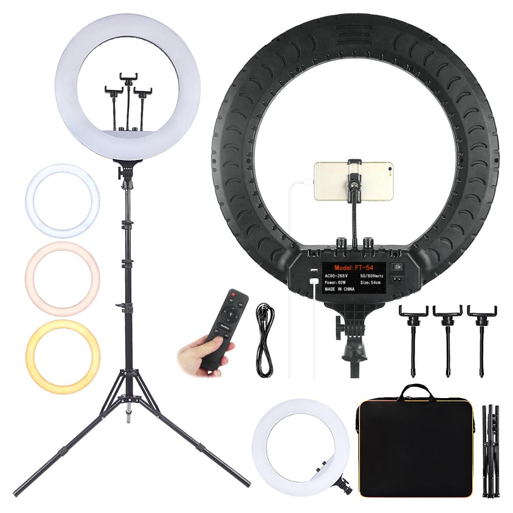 Photography Umbrella Lighting Kit - Fusitu FT-54 Anello Luminoso LED Dimmerabile
