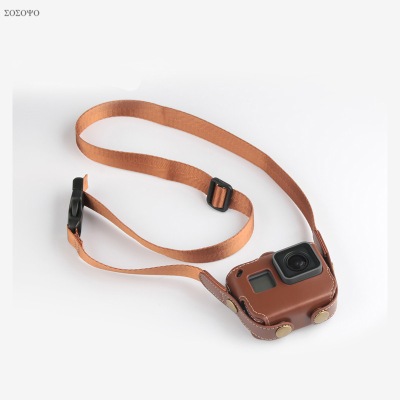 Camera Strap Leather - 3 colori di Protezione cassa DELL'UNITÀ