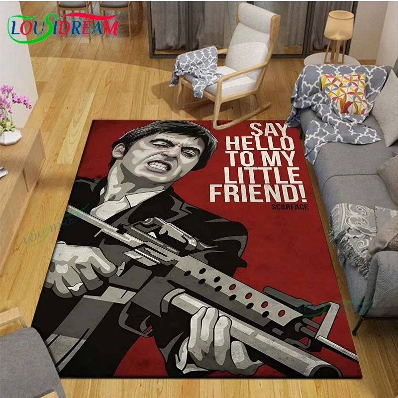 Photography Yoga - Film Padrino S-Scarface Tappeto Room Decor