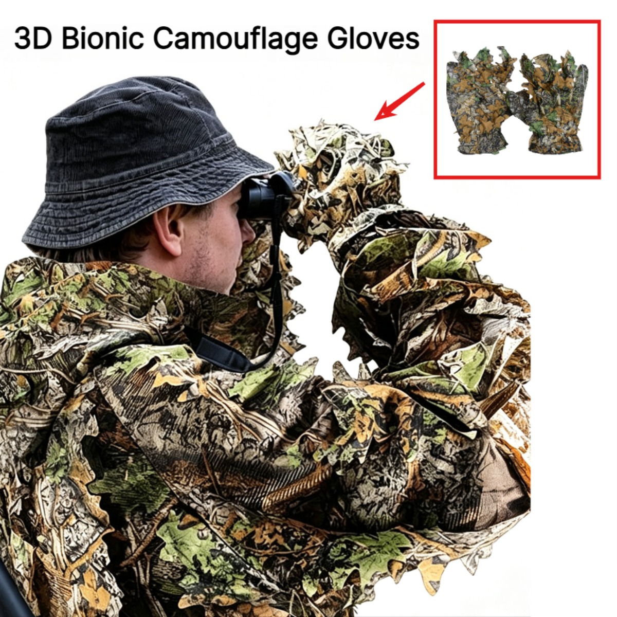 Photography Training - Guanti da Caccia 3D Mimetici a