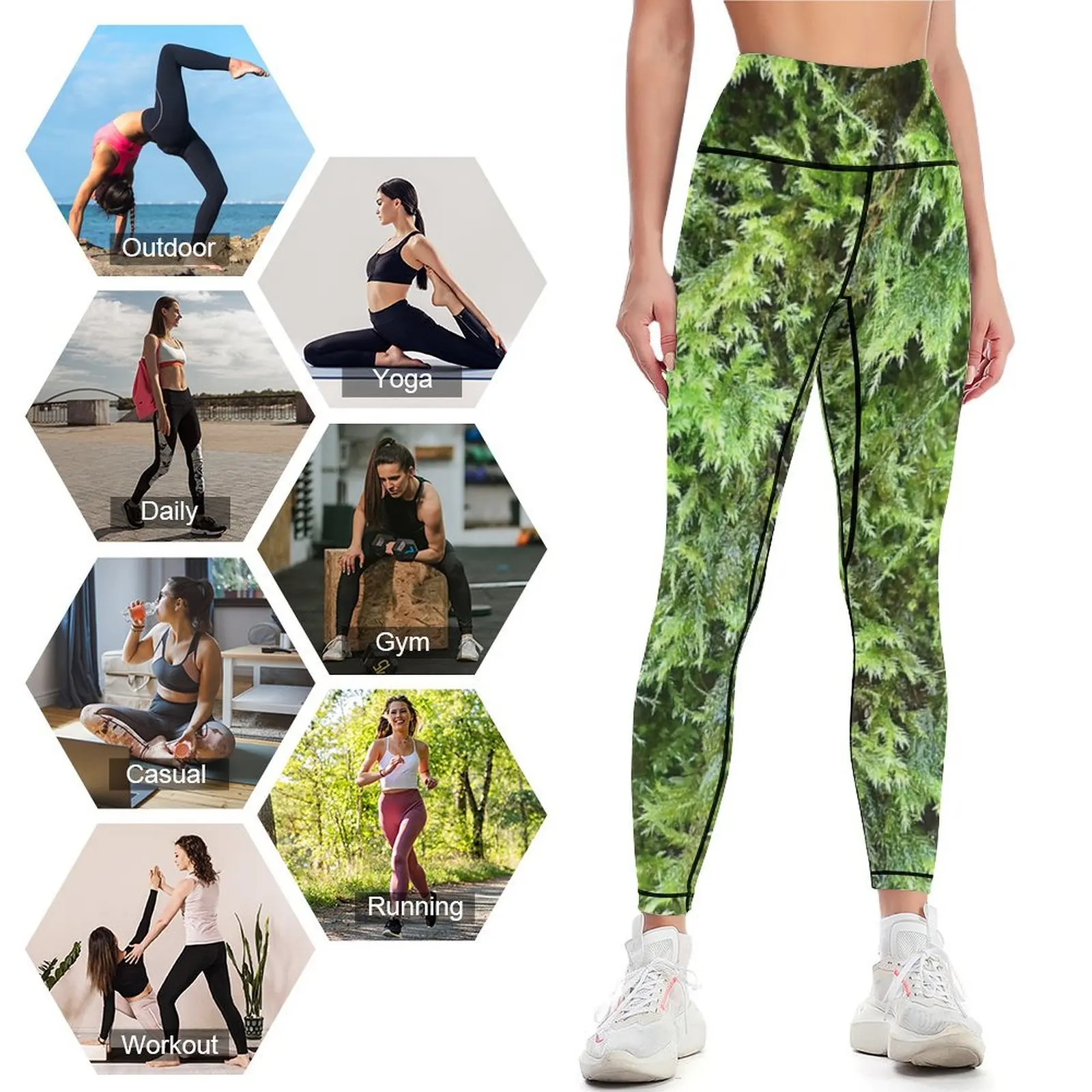Fotografia di muschio 1 Leggin - Photography Yoga recensione e prezzo