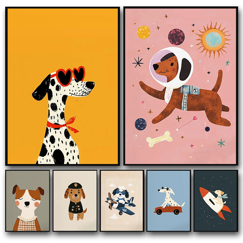 Illustrazioni colorate di cani - Photography Types recensione e prezzo